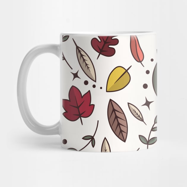 Autumn leaves pattern by OgyDesign